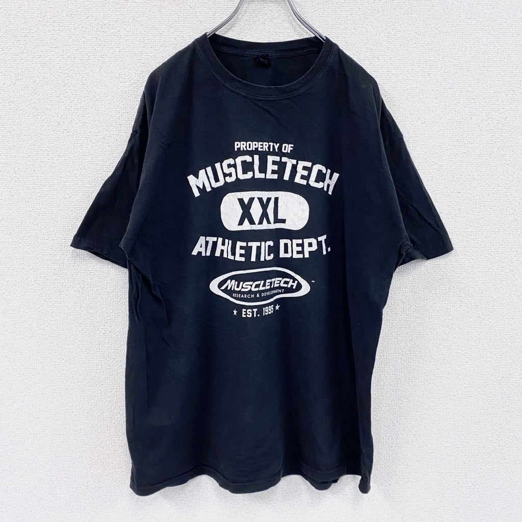 M&O Gold　半袖プリントTシャツ　黒　ブラック　XLサイズ　古着
