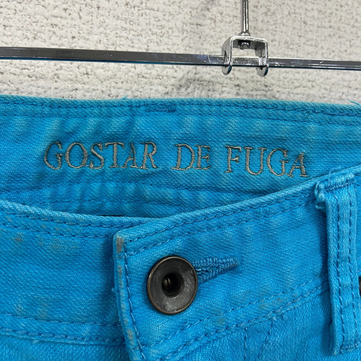 GOS TAR DE FUGA　デニムパンツ/ジーンズ　ジップフライ　青　ブルー　古着