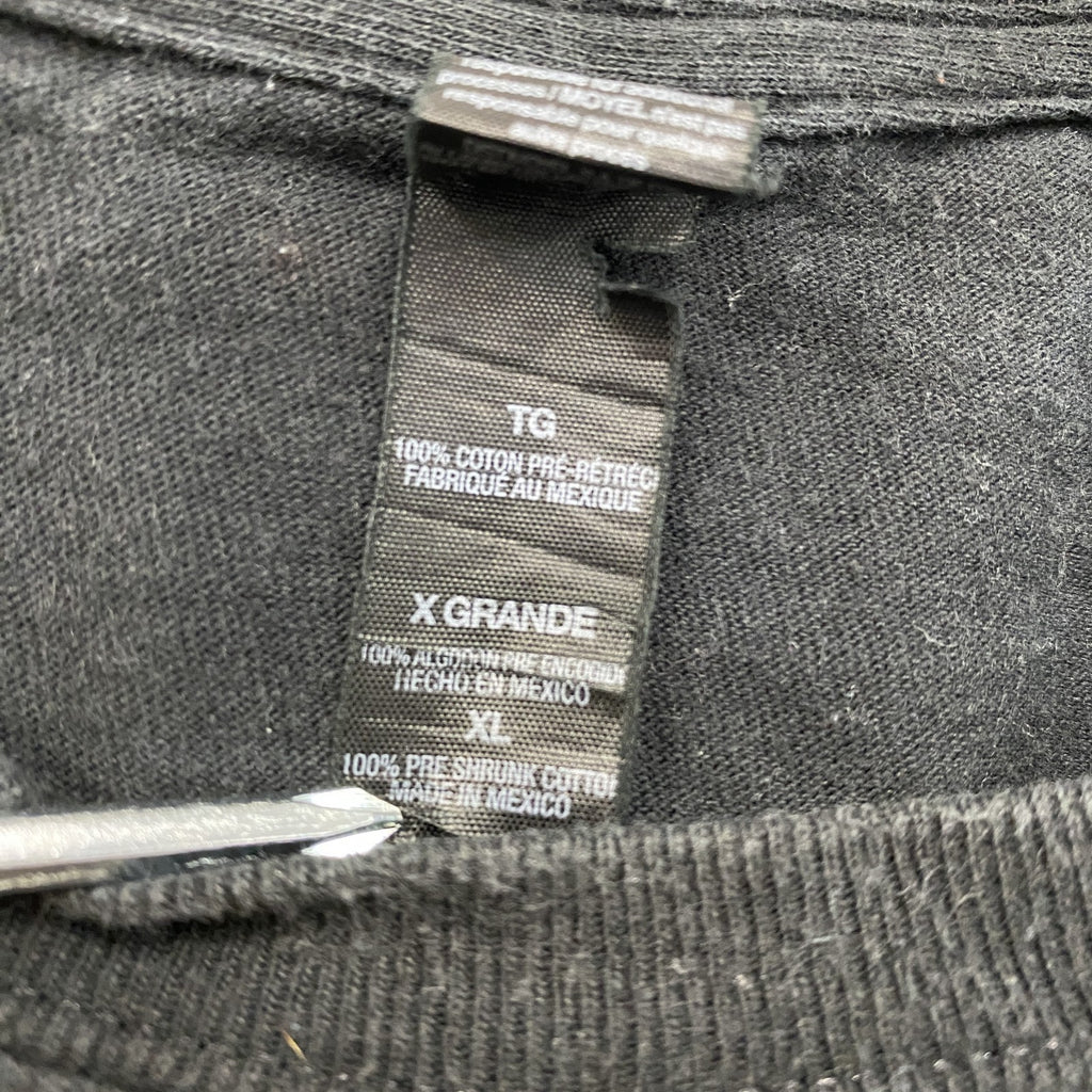 M&O Gold　半袖プリントTシャツ　黒　ブラック　XLサイズ　古着