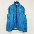 adidas　アディダス　フルジップジャケット/ウィンドブレーカー　青　ブルー　Lサイズ　古着