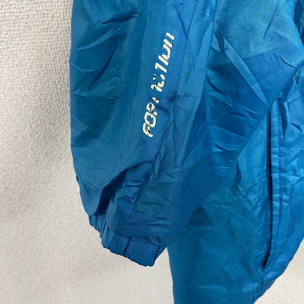 adidas　アディダス　フルジップジャケット/ウィンドブレーカー　青　ブルー　Lサイズ　古着