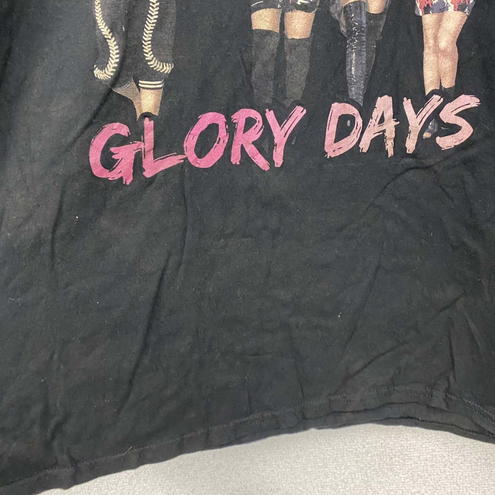 GILDAN　ギルダン　LITTLE MIX　リトルミックス　半袖プリントTシャツ　黒　ブラック　Lサイズ　古着