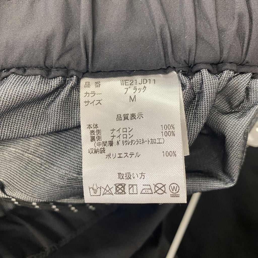 whole Earth　ホールアース　ナイロンパンツ　ウィンドパンツ　黒　ブラック　Mサイズ メンズ 古着