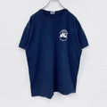 GILDAN　ギルダン　drums dw　半袖プリントTシャツ　紺　ネイビー　Lサイズ　古着
