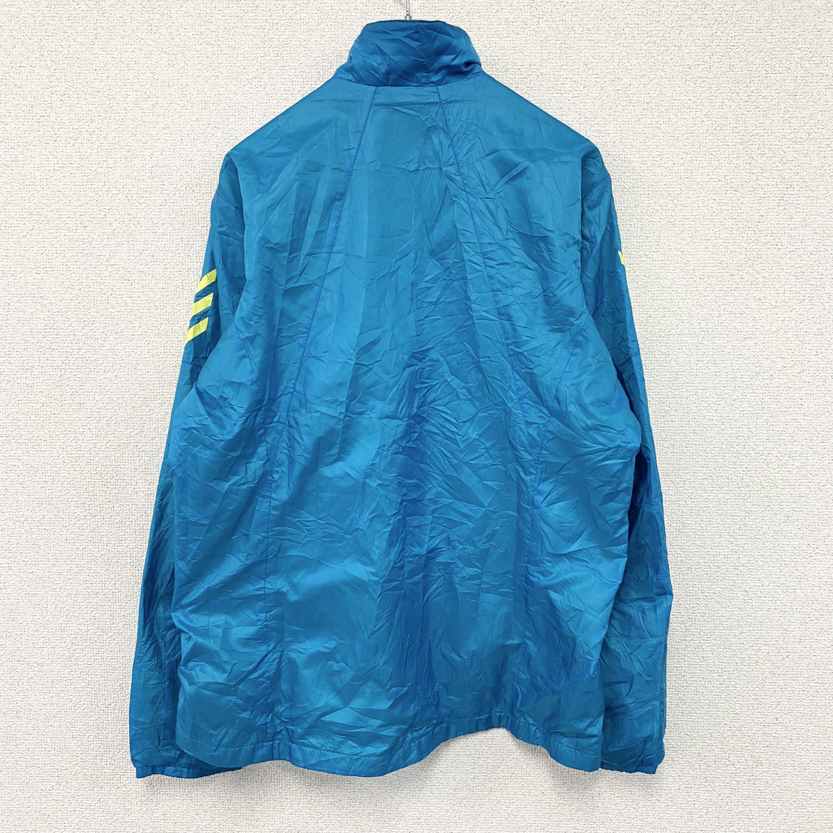 adidas　アディダス　フルジップジャケット/ウィンドブレーカー　青　ブルー　Lサイズ　古着