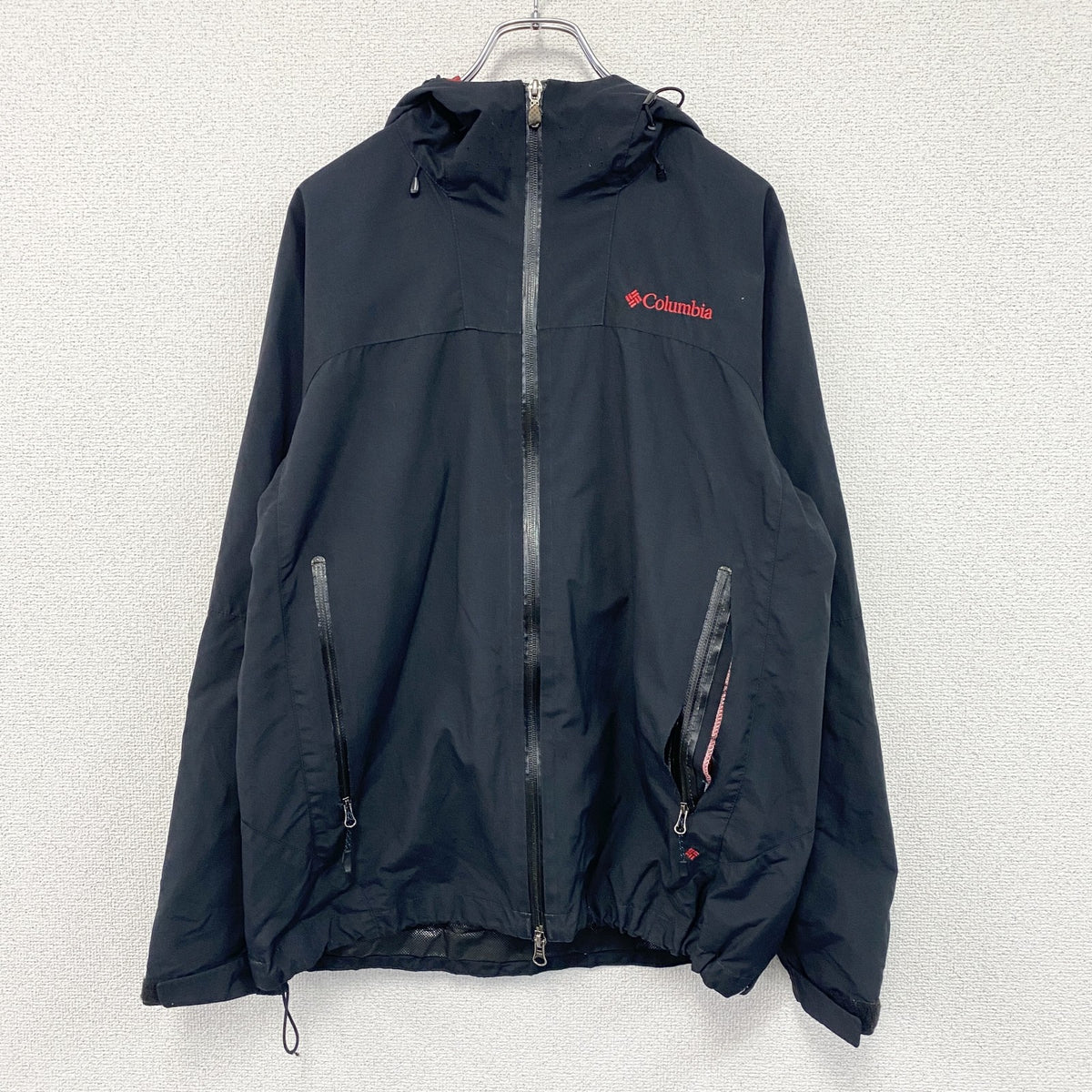 Columbia　コロンビア　デクルーズサミットジャケット　ナイロンジャケット　黒　ブラック　Mサイズ　古着