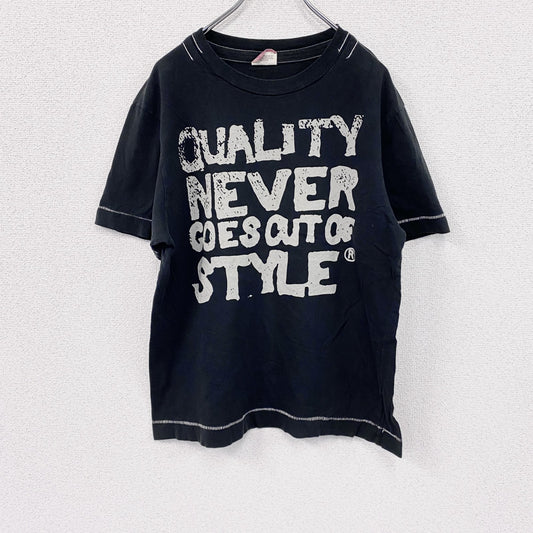 Levi’s　リーバイス　半袖プリントTシャツ　シングルステッチ　黒　ブラック　Mサイズ