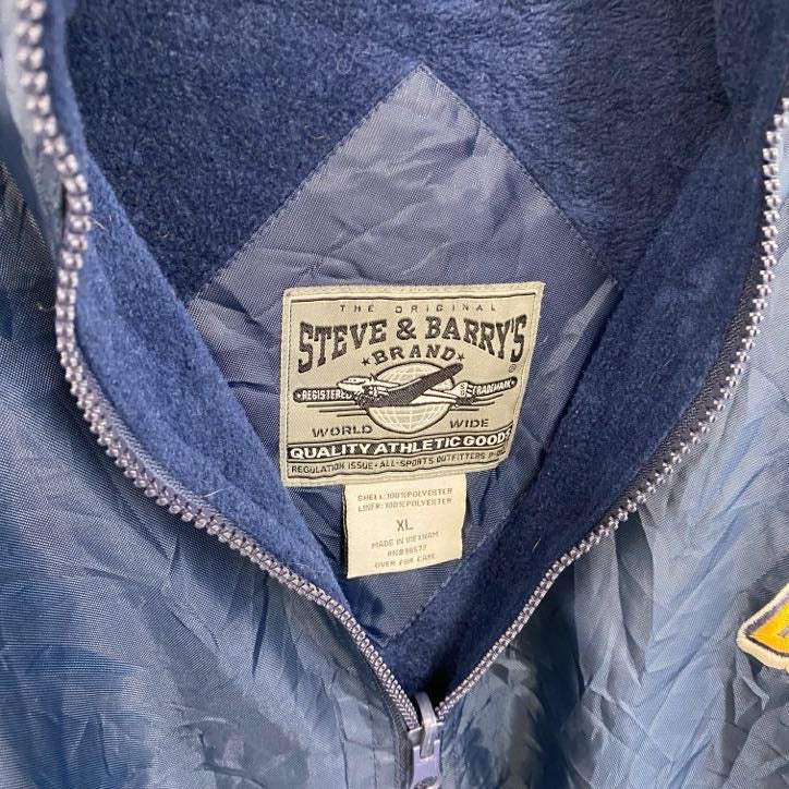 STEVE＆BARRY’S　フルジップジャケット　マウンテンパーカー　紺　ネイビー　XLサイズ　古着