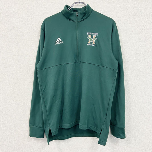 adidas　アディダス　ハーフジッププルオーバージャージ　緑　グリーン　Lサイズ