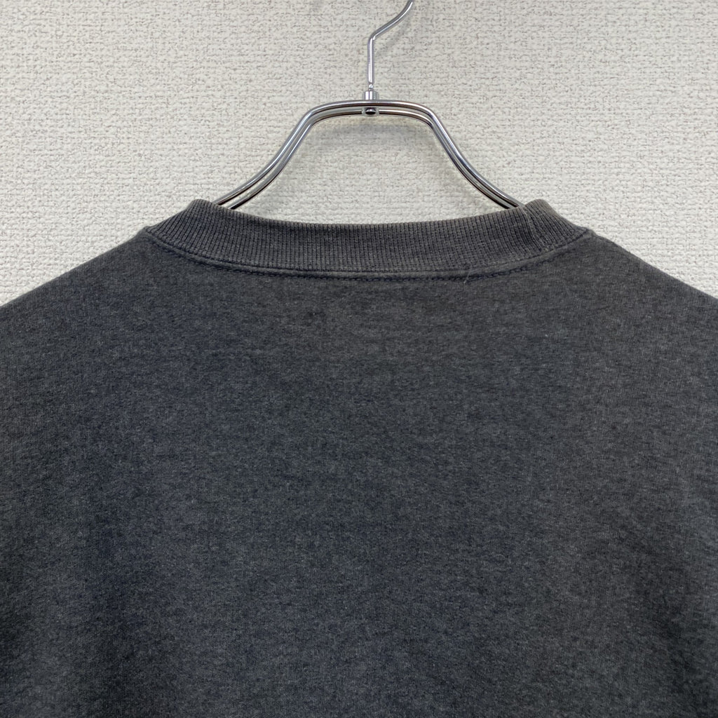 JERZEES　ジャージーズ　スウェット/トレーナー　前V　灰色　グレー スウェットトップス メンズ コットン 古着