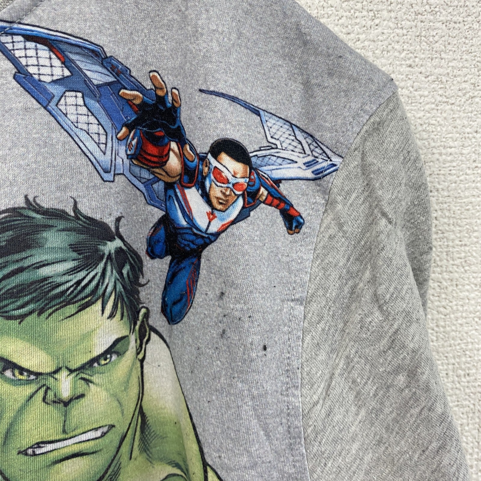 MARVEL　マーベル　アベンジャーズ　半袖プリントTシャツ　グレー　灰色　170/176サイズ　古着