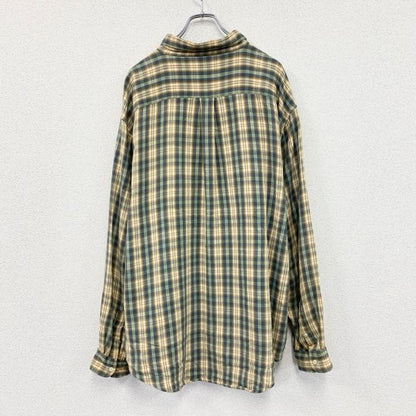 00s　Ralph　Lauren　ラルフローレン　ネルシャツ　ボタンダウンシャツ　チェック柄　マルチカラー　2XLサイズ