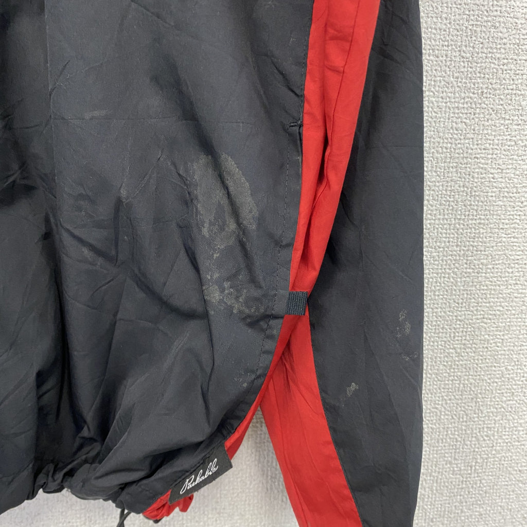 ～00s　Dunbrooke　ダンブルック　フルジップジャケット　比翼仕立て　ヴィンテージ　黒　ブラック　XLサイズ ウインドブレーカー ナイロンアウター メンズ 古着