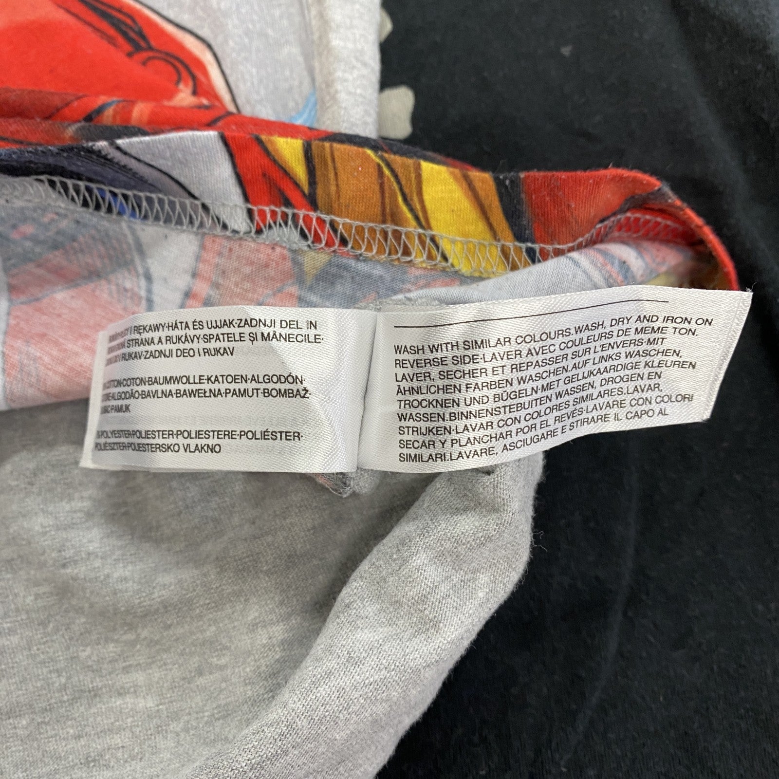 MARVEL　マーベル　アベンジャーズ　半袖プリントTシャツ　グレー　灰色　170/176サイズ　古着