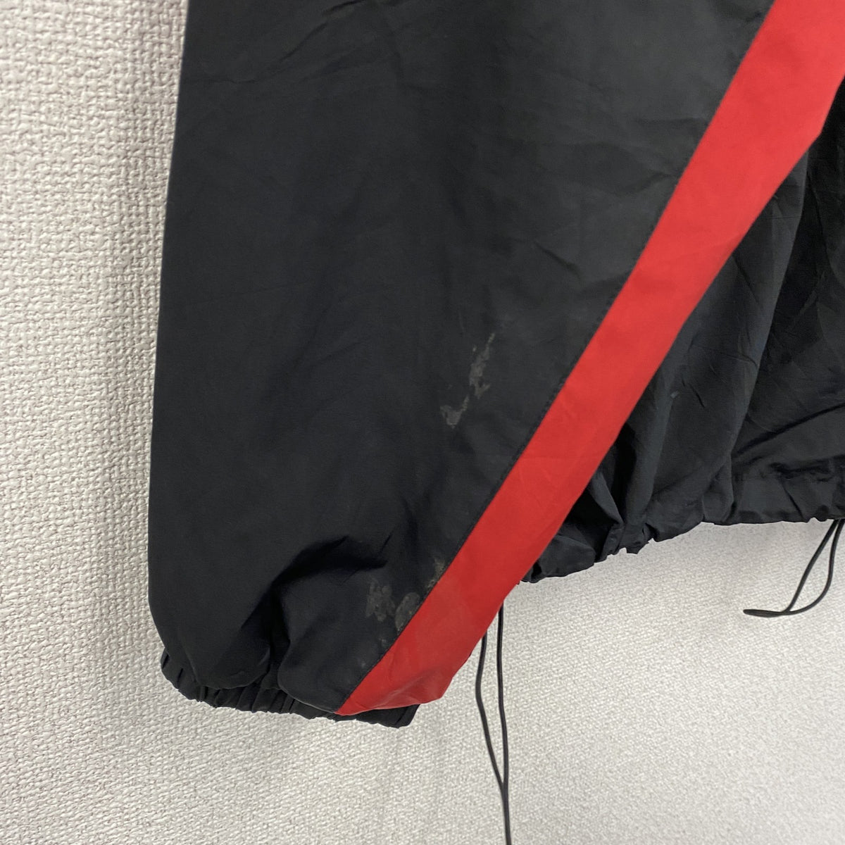 ～00s　Dunbrooke　ダンブルック　フルジップジャケット　比翼仕立て　ヴィンテージ　黒　ブラック　XLサイズ ウインドブレーカー ナイロンアウター メンズ 古着