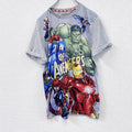 MARVEL　マーベル　アベンジャーズ　半袖プリントTシャツ　グレー　灰色　170/176サイズ　古着
