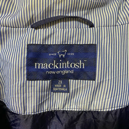 古着 used　MACKINTOSH マッキントッシュ　長袖マウンテンパーカー　アウター　ネイビー　ビックシルエット　XXLサイズ