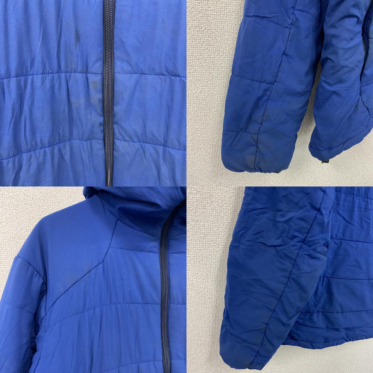 THE NORTH FACE　ザ・ノースフェイス　フルジップナイロンジャケット　リバーシブル　青　ブルー　紺　ネイビー　Lサイズ　古着