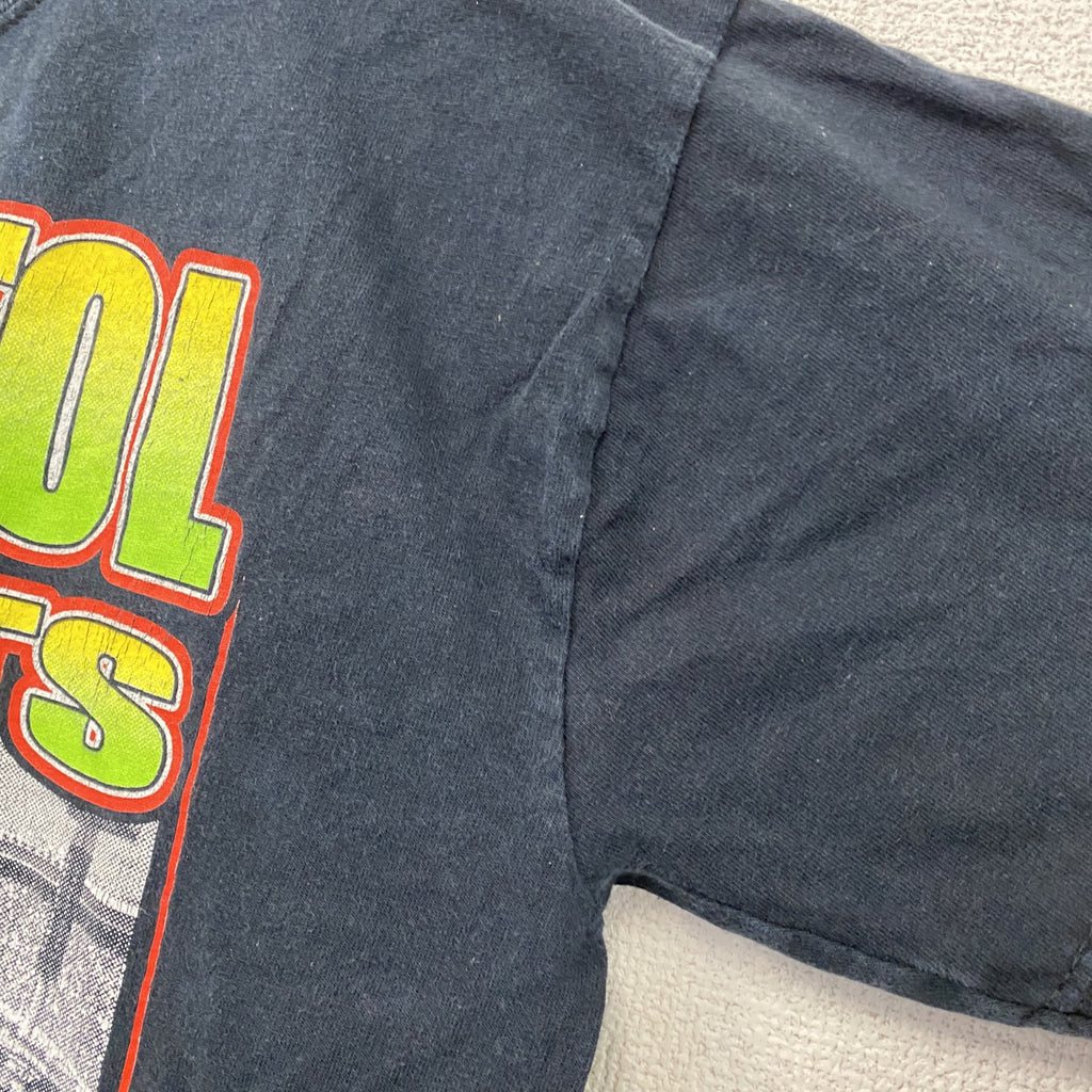 JERZEES　ジャージーズ　半袖プリントTシャツ　レーシング　黒　ブラック　Lサイズ　古着