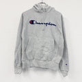 Champion　チャンピオン　リバースウィーブ　スウェットパーカー/フーディー　灰色　グレー　Sサイズ トレーナー スウェットトップス フード付き 古着