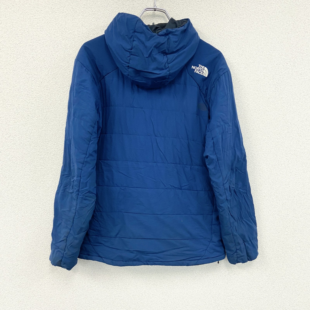 THE NORTH FACE　ザ・ノースフェイス　フルジップナイロンジャケット　リバーシブル　青　ブルー　紺　ネイビー　Lサイズ　古着