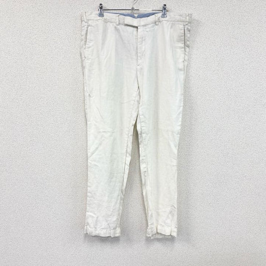 POLO RALPH LAUREN　ポロラルフローレン　リネンパンツ　リネンスラックス　ホワイト　W38