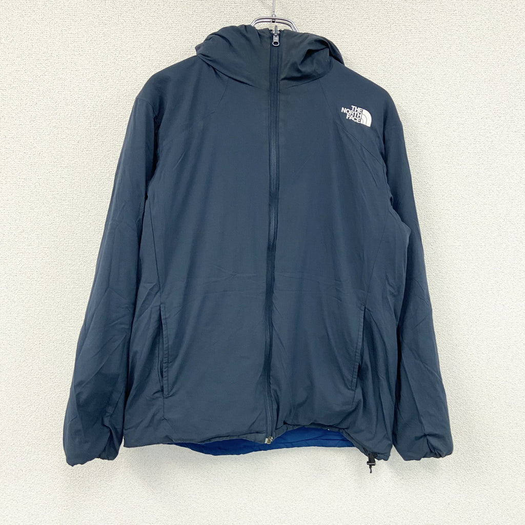THE NORTH FACE　ザ・ノースフェイス　フルジップナイロンジャケット　リバーシブル　青　ブルー　紺　ネイビー　Lサイズ　古着