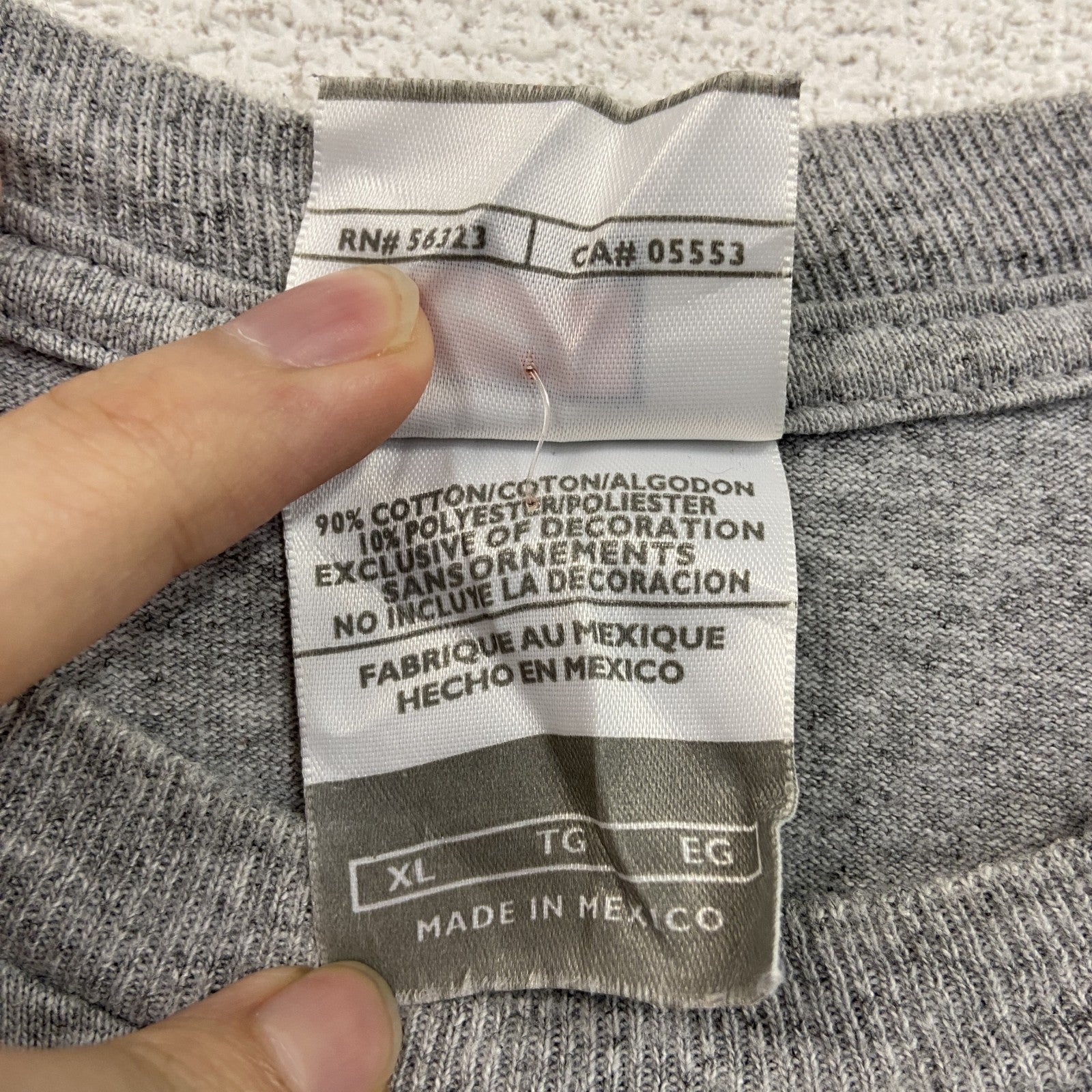 90s　NIKE　ナイキ　半袖プリントTシャツ　ヴィンテージ　グレー　灰色　XLサイズ　古着
