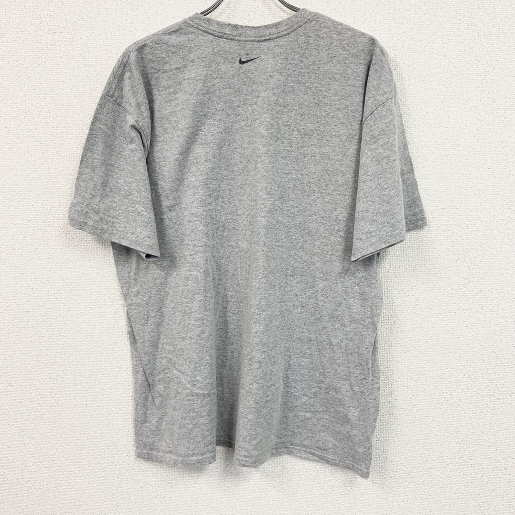 90s　NIKE　ナイキ　半袖プリントTシャツ　ヴィンテージ　グレー　灰色　XLサイズ　古着