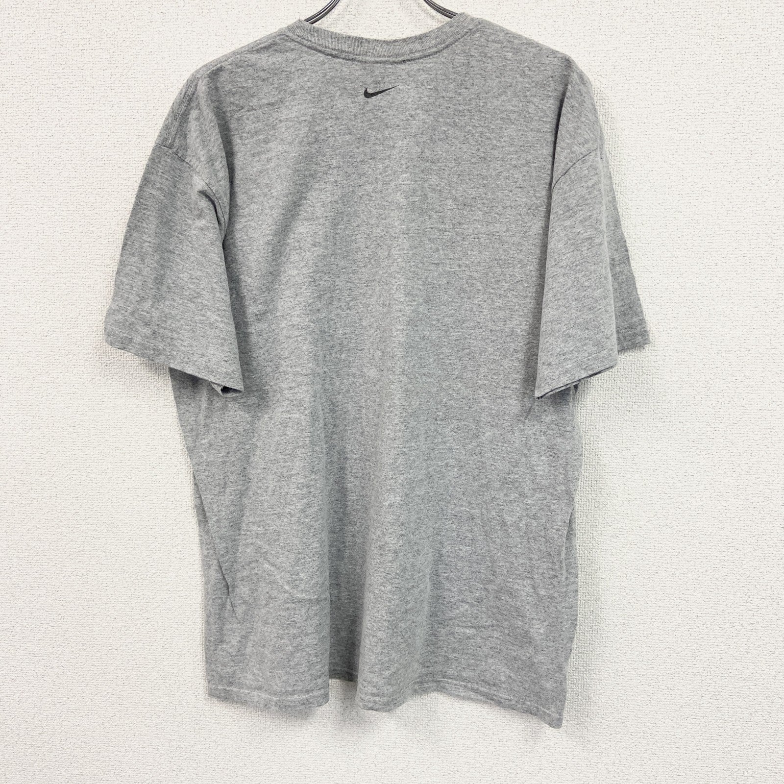 90s　NIKE　ナイキ　半袖プリントTシャツ　ヴィンテージ　グレー　灰色　XLサイズ　古着