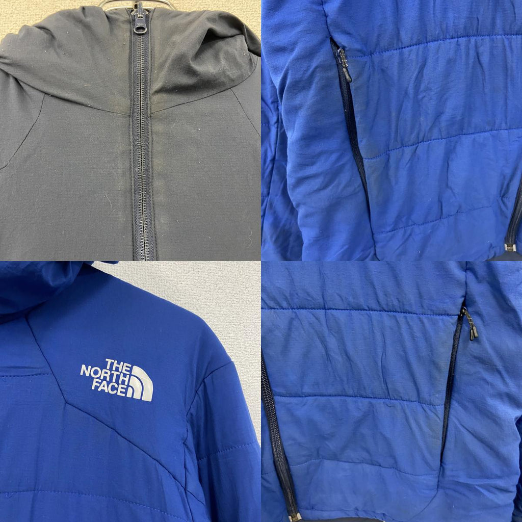 THE NORTH FACE　ザ・ノースフェイス　フルジップナイロンジャケット　リバーシブル　青　ブルー　紺　ネイビー　Lサイズ　古着