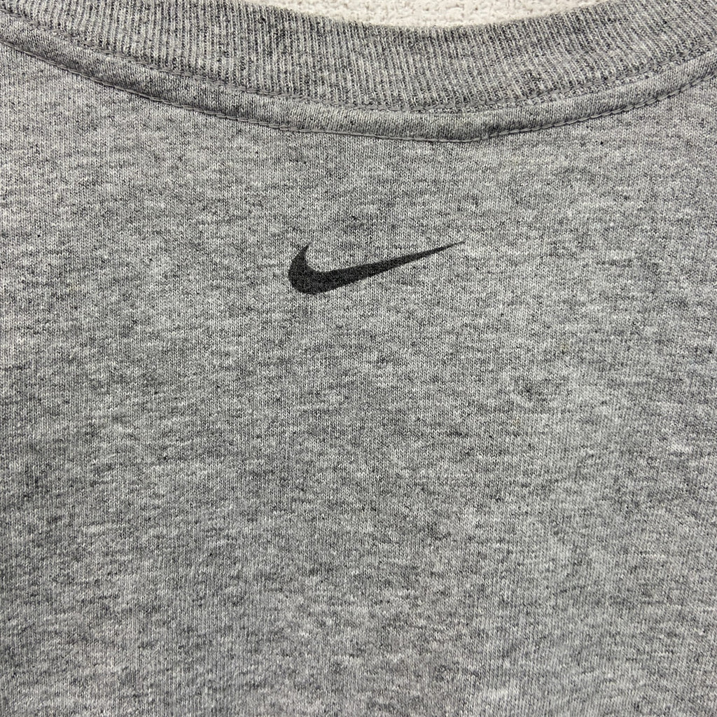 90s　NIKE　ナイキ　半袖プリントTシャツ　ヴィンテージ　グレー　灰色　XLサイズ　古着