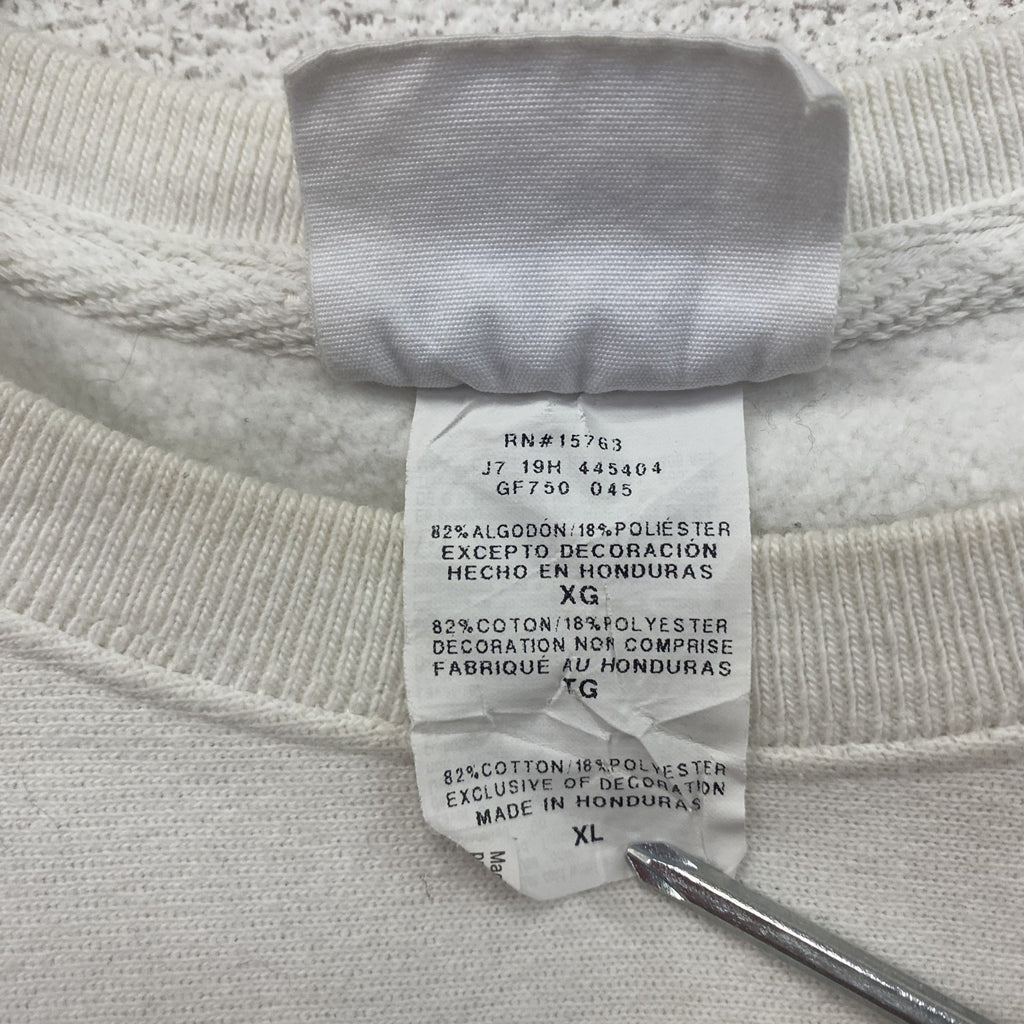 Champion　チャンピオン　リバースウィーブ　スウェット/トレーナー　白　ホワイト　XLサイズ スウェットトップス メンズ コットン 古着