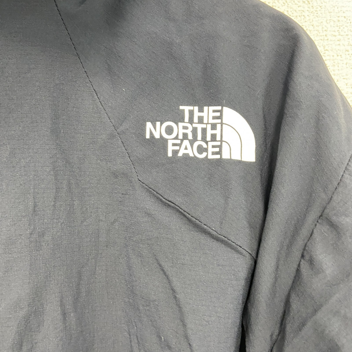 THE NORTH FACE　ザ・ノースフェイス　フルジップナイロンジャケット　リバーシブル　青　ブルー　紺　ネイビー　Lサイズ　古着