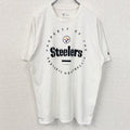 NIKE ナイキ　半袖ロゴプリントTシャツ　NFL　ピッツバーグ・スティーラーズ　白　ホワイト　スポーツ　Sサイズ　古着