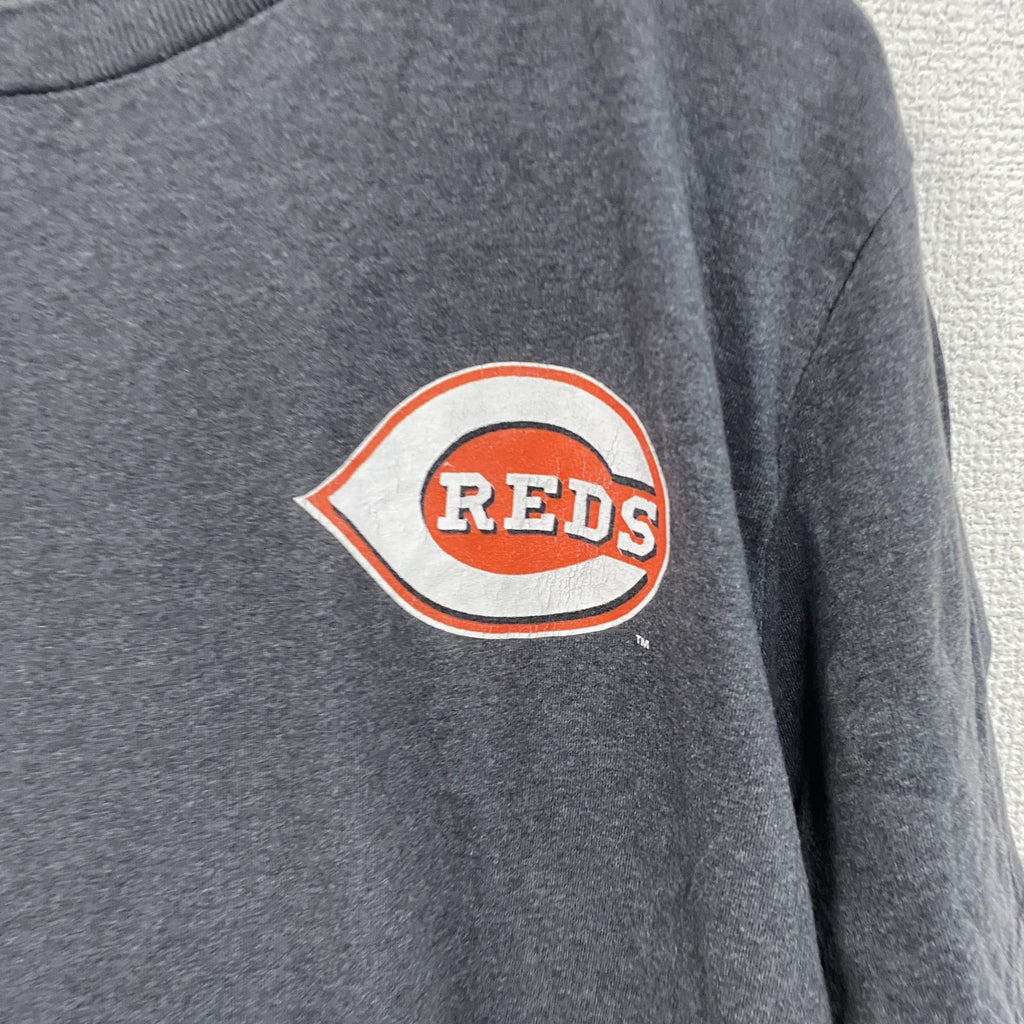 DIST RICT　カンザスシティ・レッズ　半袖プリントTシャツ　黒　ブラック　古着