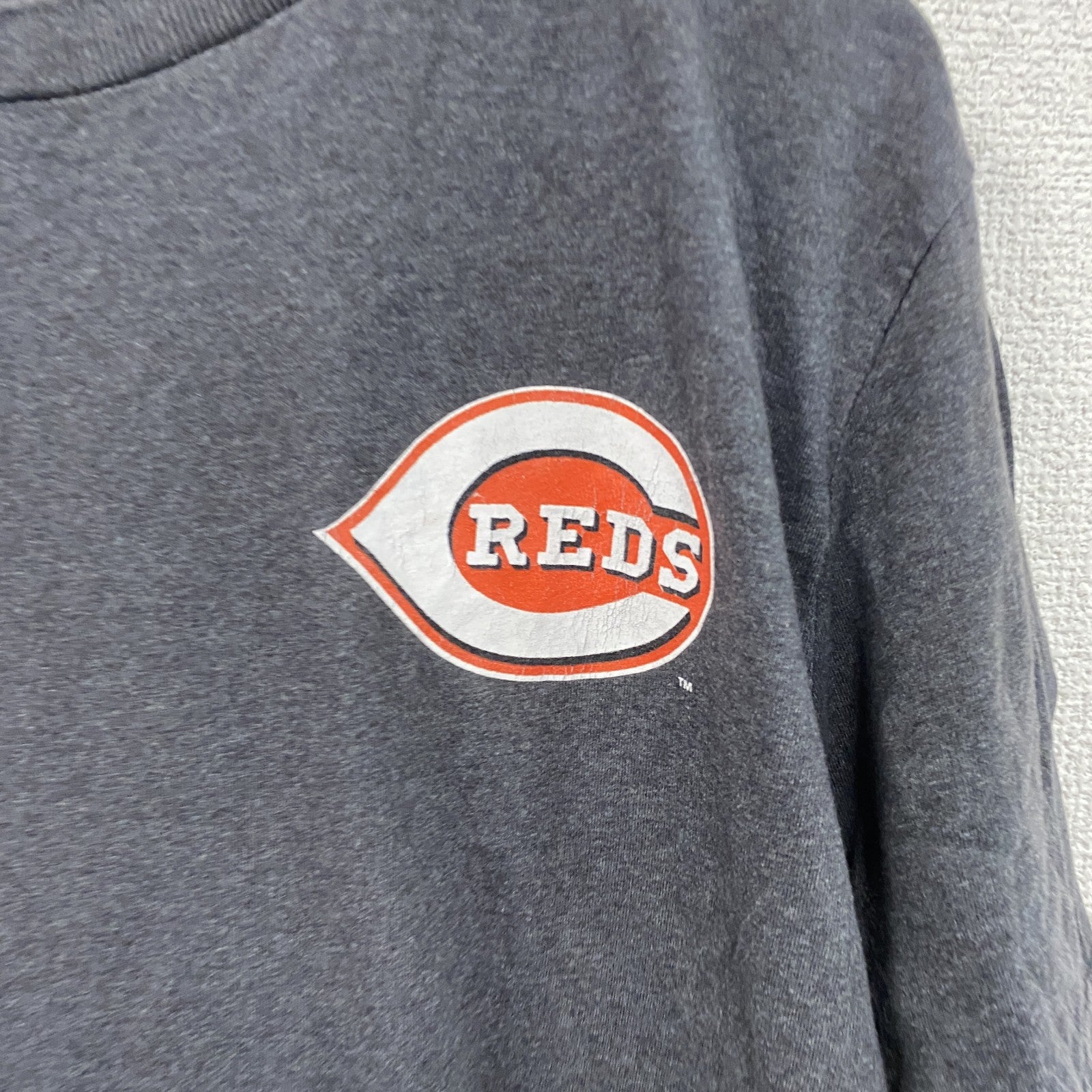 DIST RICT　カンザスシティ・レッズ　半袖プリントTシャツ　黒　ブラック　古着
