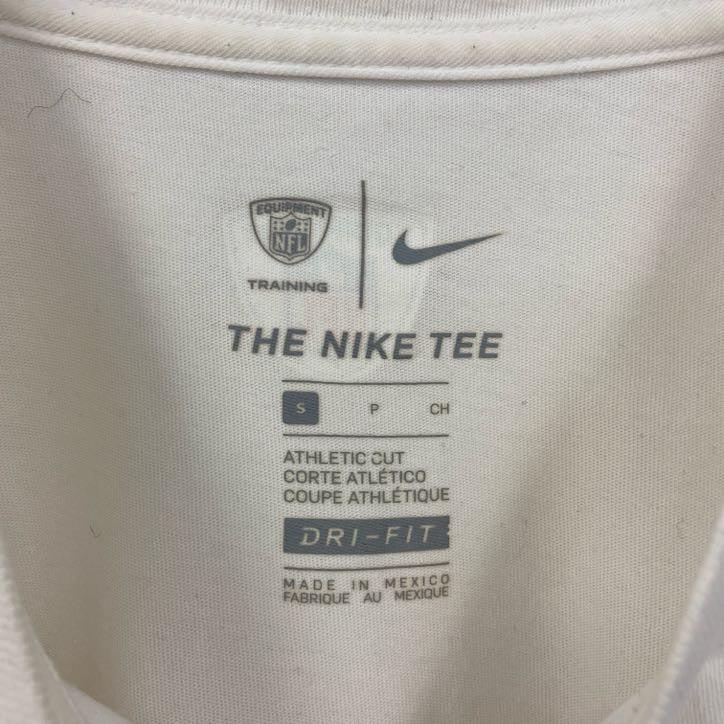 NIKE ナイキ　半袖ロゴプリントTシャツ　NFL　ピッツバーグ・スティーラーズ　白　ホワイト　スポーツ　Sサイズ　古着