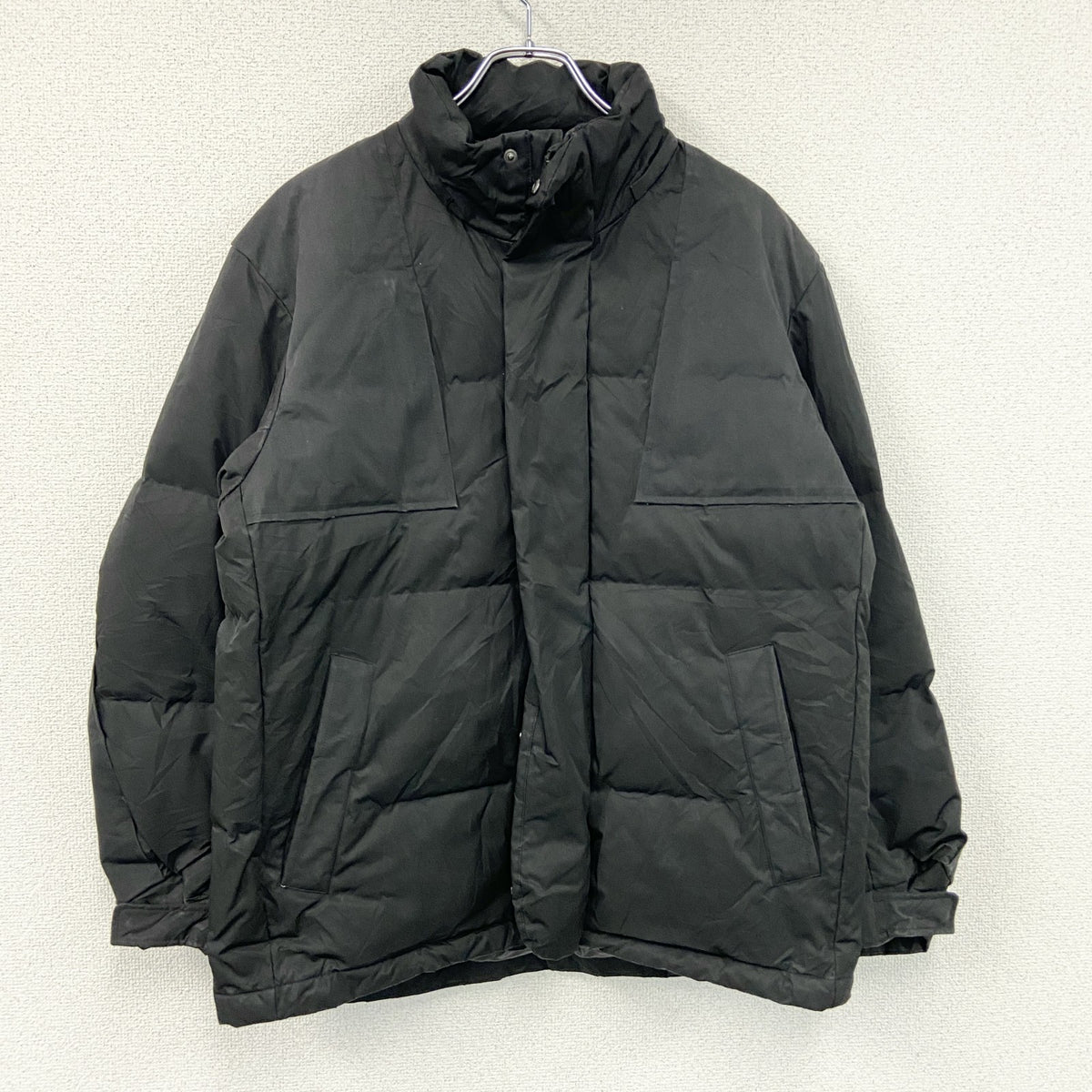 UNIQLO　＋J　ユニクロ　ダウンジャケット　ダウン90％　黒　ブラック　Mサイズ　古着