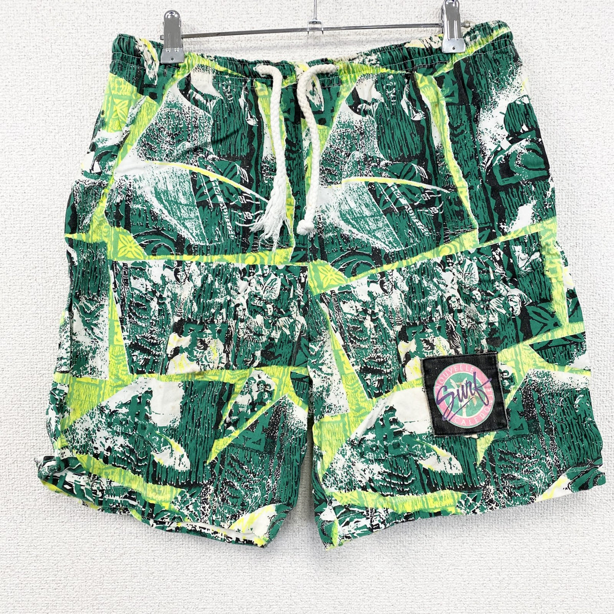 Tropic Club　トロピッククラブ　ハーフパンツ/ショートパンツ　総柄　緑　グリーン　　古着