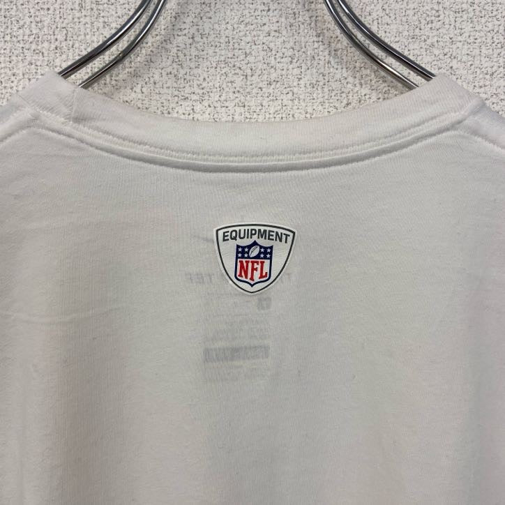 NIKE ナイキ　半袖ロゴプリントTシャツ　NFL　ピッツバーグ・スティーラーズ　白　ホワイト　スポーツ　Sサイズ　古着