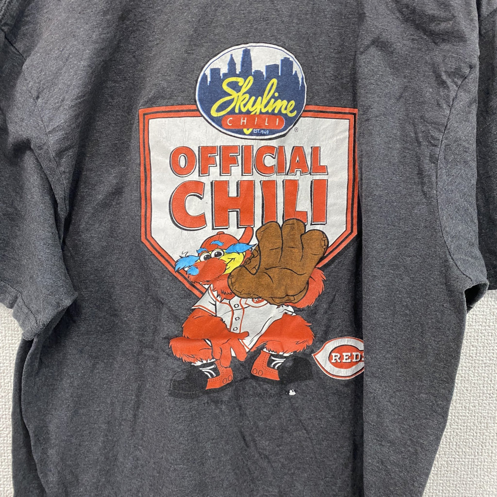 DIST RICT　カンザスシティ・レッズ　半袖プリントTシャツ　黒　ブラック　古着