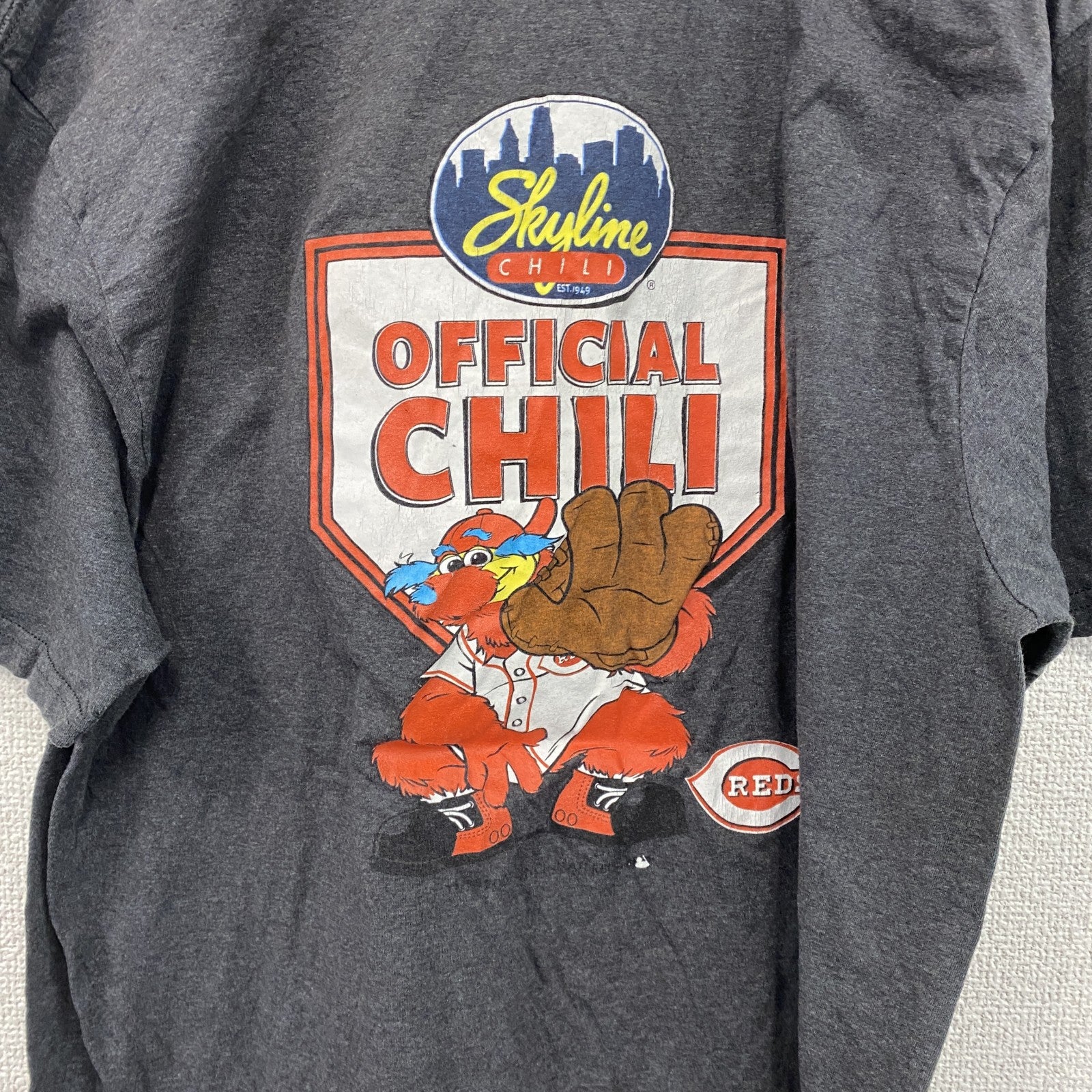 DIST RICT　カンザスシティ・レッズ　半袖プリントTシャツ　黒　ブラック　古着