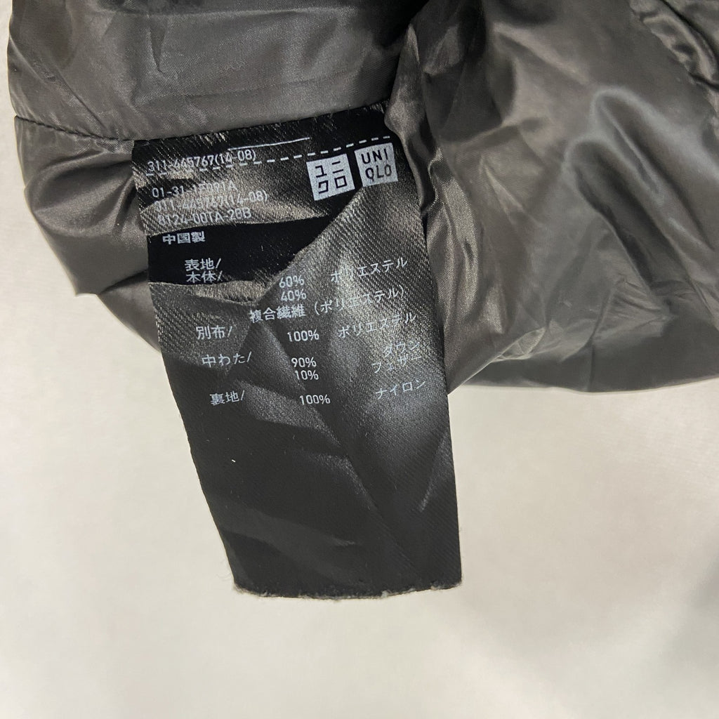 UNIQLO　＋J　ユニクロ　ダウンジャケット　ダウン90％　黒　ブラック　Mサイズ　古着