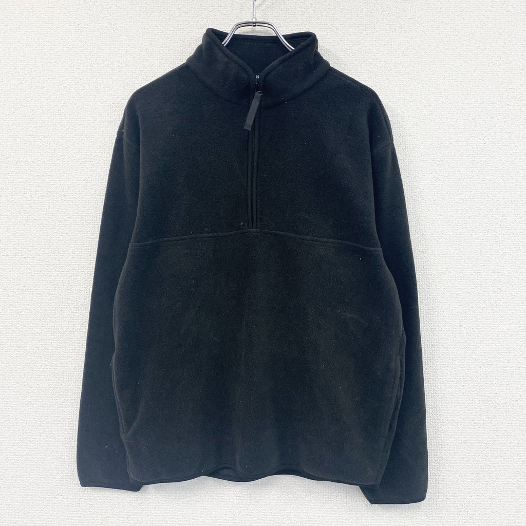 ～00s　OLD UNIQLO　オールドユニクロ　フリースジャケット/ボアジャケット　ヴィンテージ　黒　ブラック　Lサイズ　古着