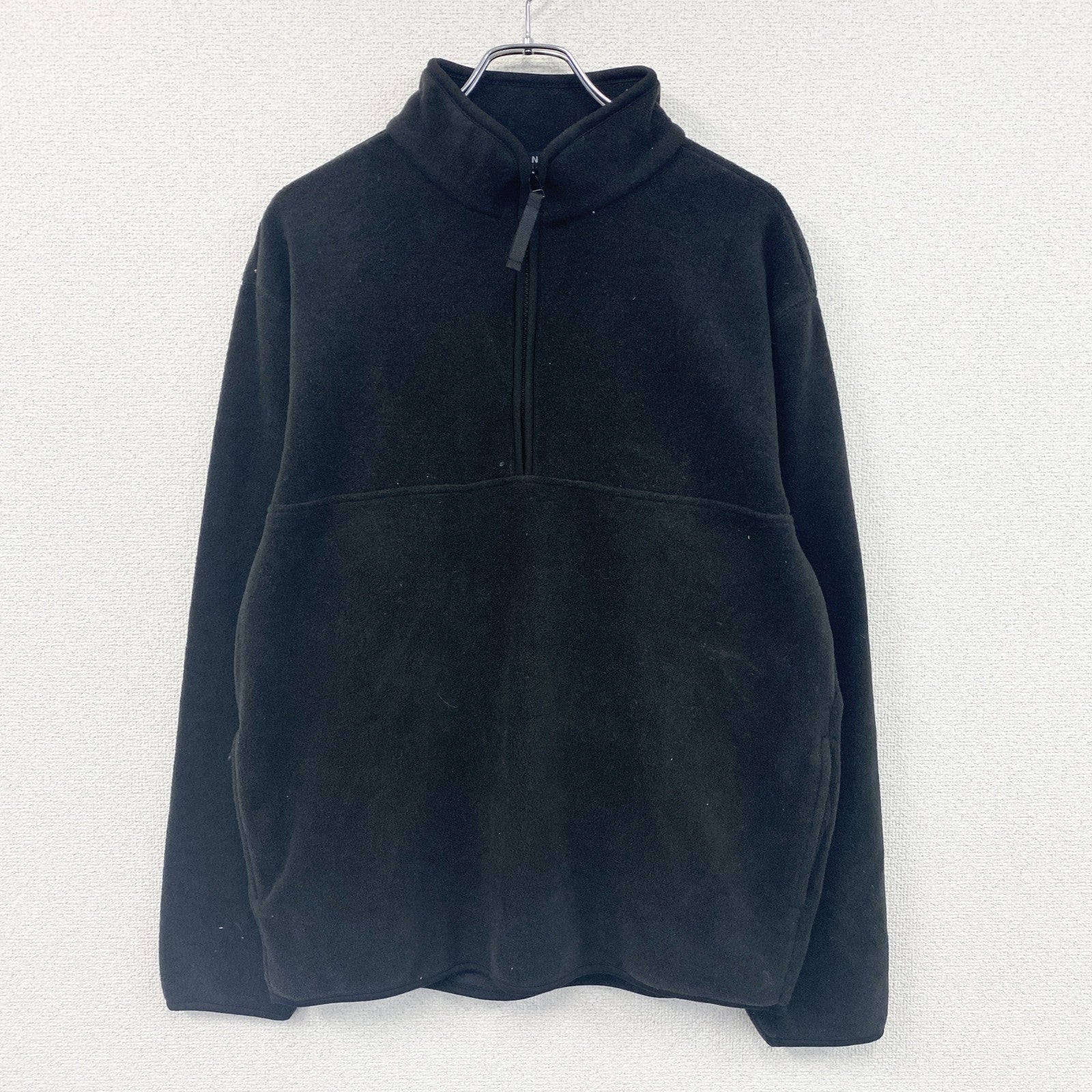 ～00s　OLD UNIQLO　オールドユニクロ　フリースジャケット/ボアジャケット　ヴィンテージ　黒　ブラック　Lサイズ　古着