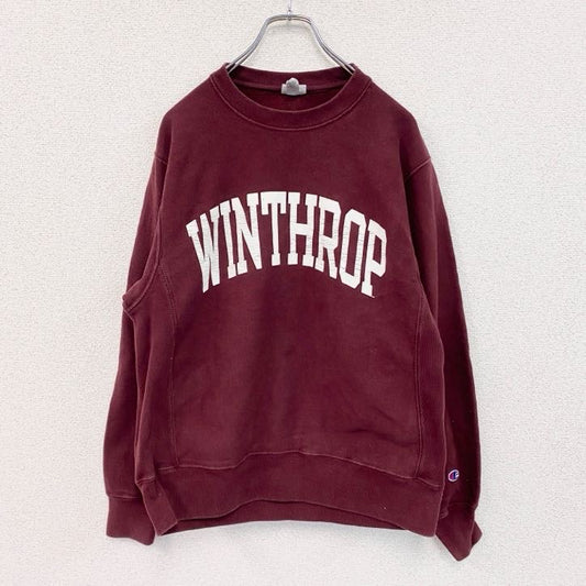 00s　champion　チャンピオン　リバースウィーブ　スウェット/トレーナー　ヴィンテージ　ボルドー　Mサイズ