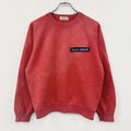 Staff wear　Team Mobil　スウェット/トレーナー　ラグランスリーブ　フェード　赤　レッド　Lサイズ　古着