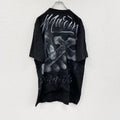 C＋　Cプラス　半袖プリントTシャツ　十字架　黒　ブラック　3XLサイズ　古着