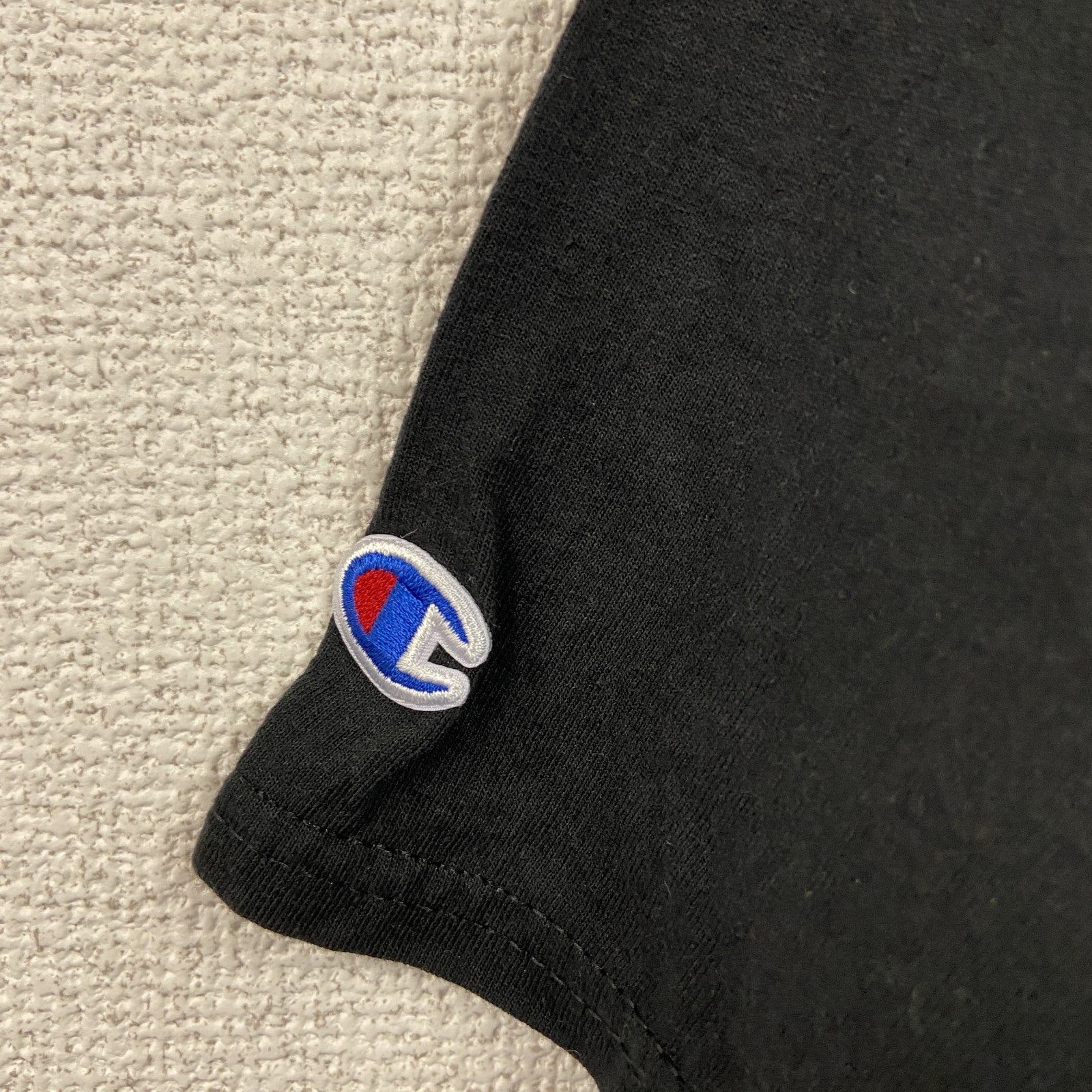 Champion　チャンピオン　半袖プリントTシャツ　黒　ブラック　Mサイズ　古着